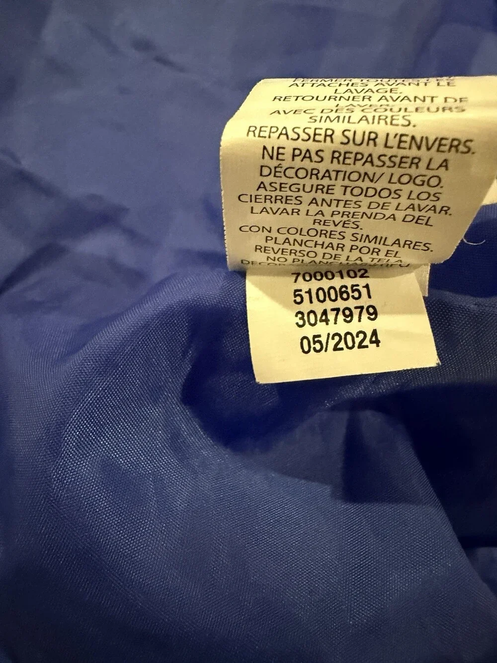 The Children's Place Blue Puffer Jacket Full Zip Insulated Kids L/G 10/12